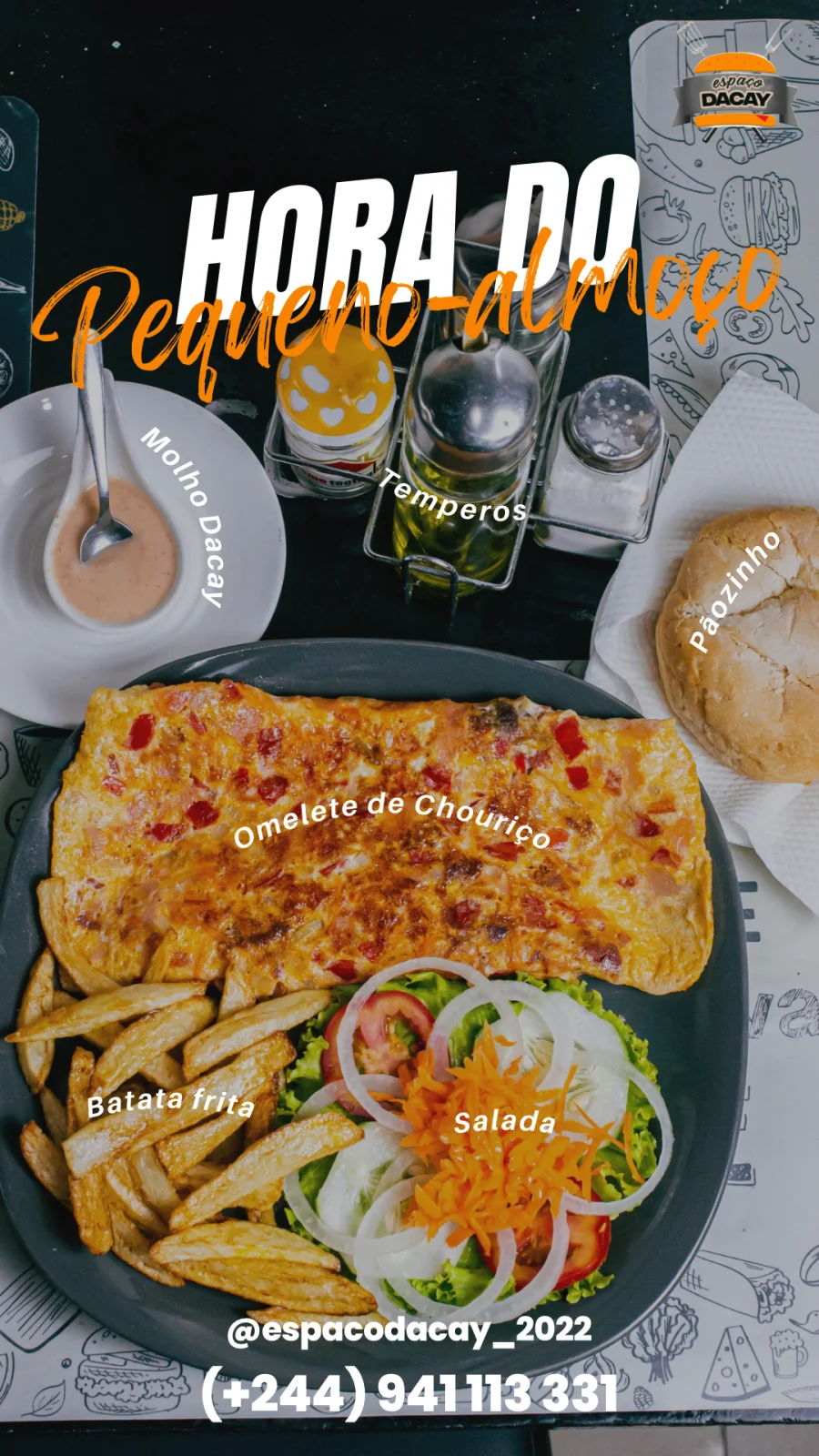 Omelete de chouriço